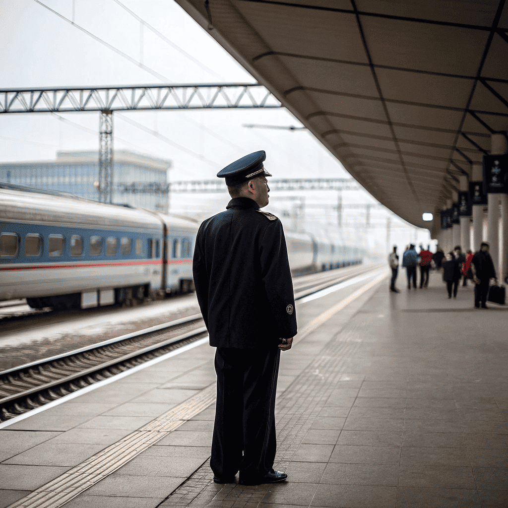 东北列车员的三尺票台